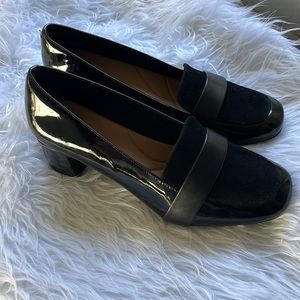Clark’s loafer 2 inch heel size 71/2 leather New